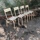 4 chaises bistrot vintage