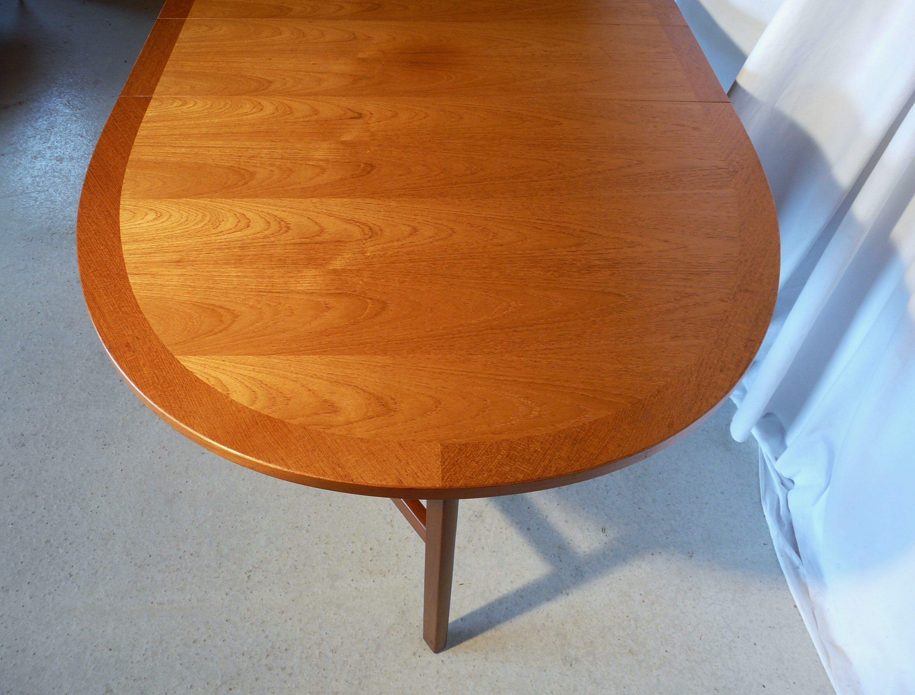Scandinavian Nathan teak folding table