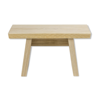 Japanese solid oak stool