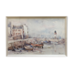 Beautiful Painting Watercolor Port Haliguen Quiberon signed