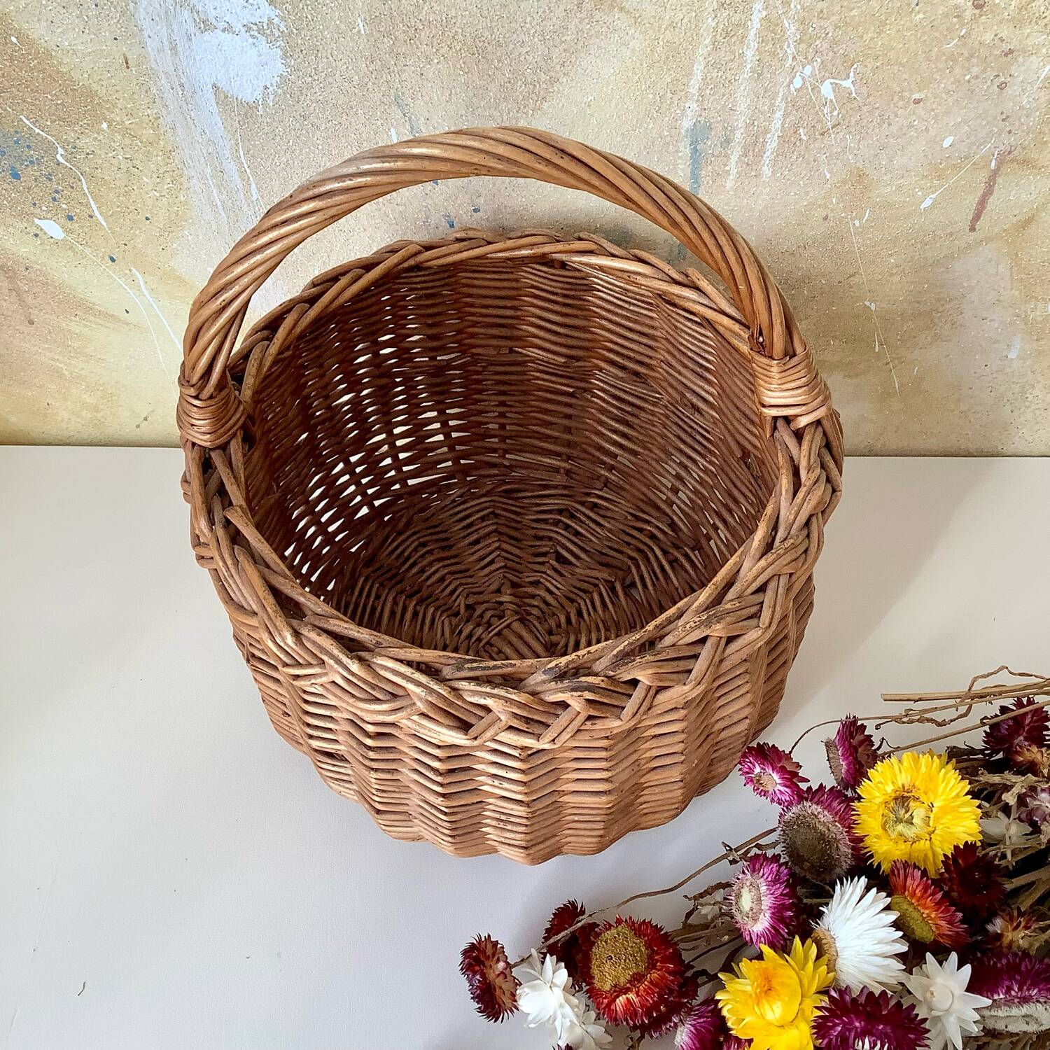 Small round basket