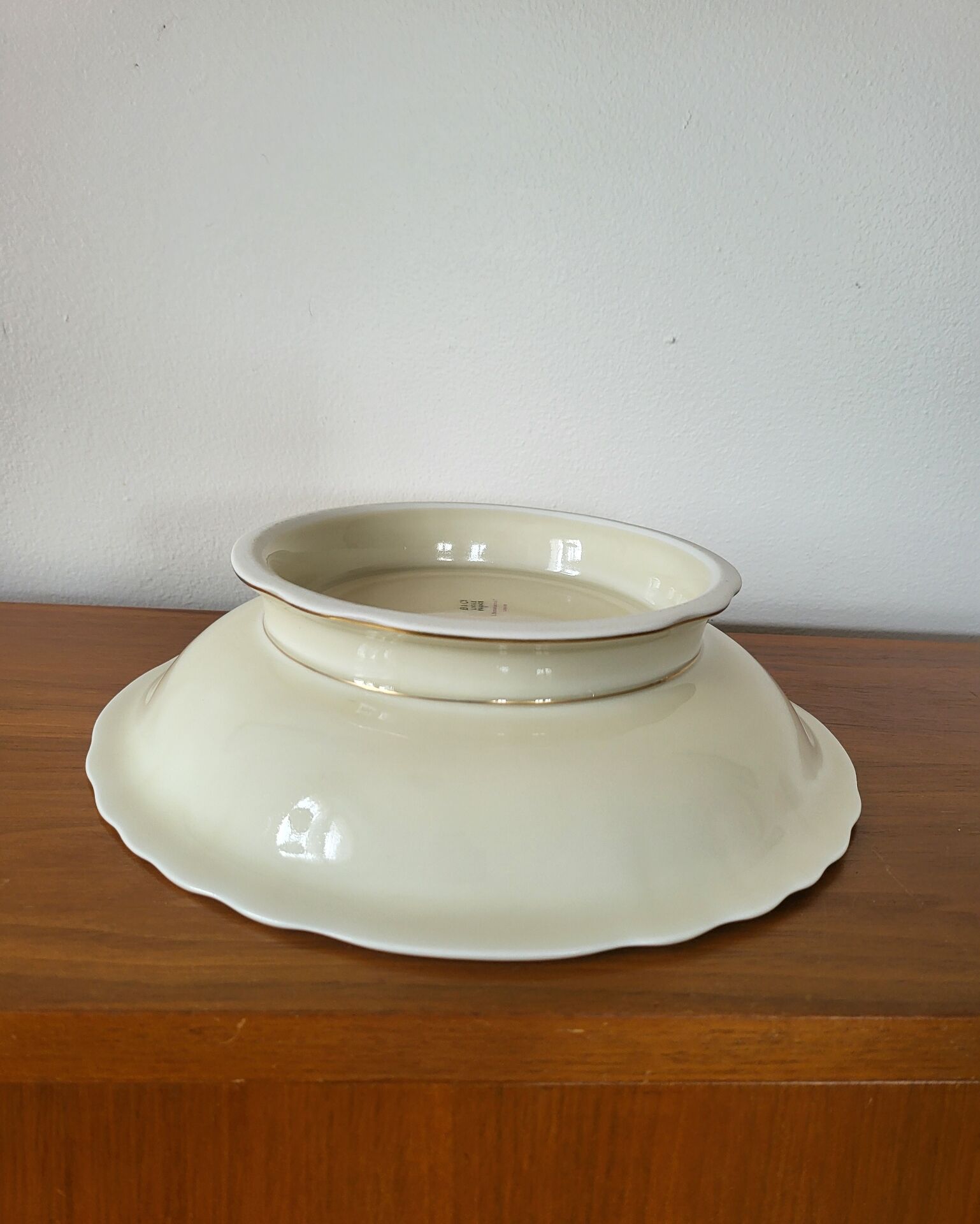 Limoges Bernardaud Coupe à fruit Compotier en porcelaine