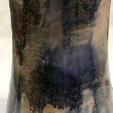 Belgian molten flamed stoneware vase by Lardinois
