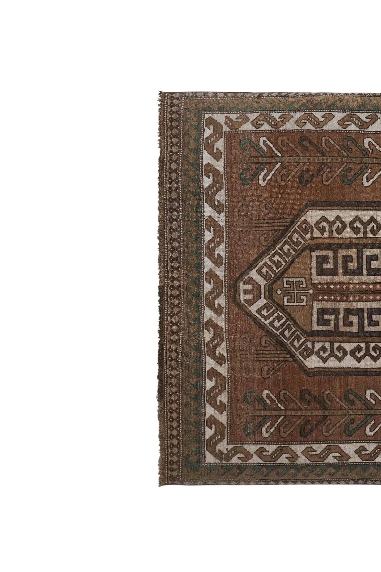 Vintage Turkish rug handmade 152x272 cm