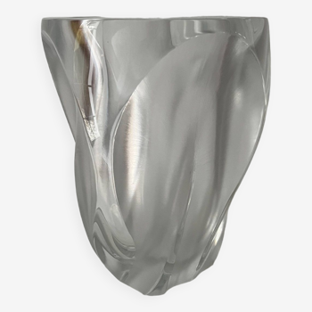 Lalique crystal vase year 60