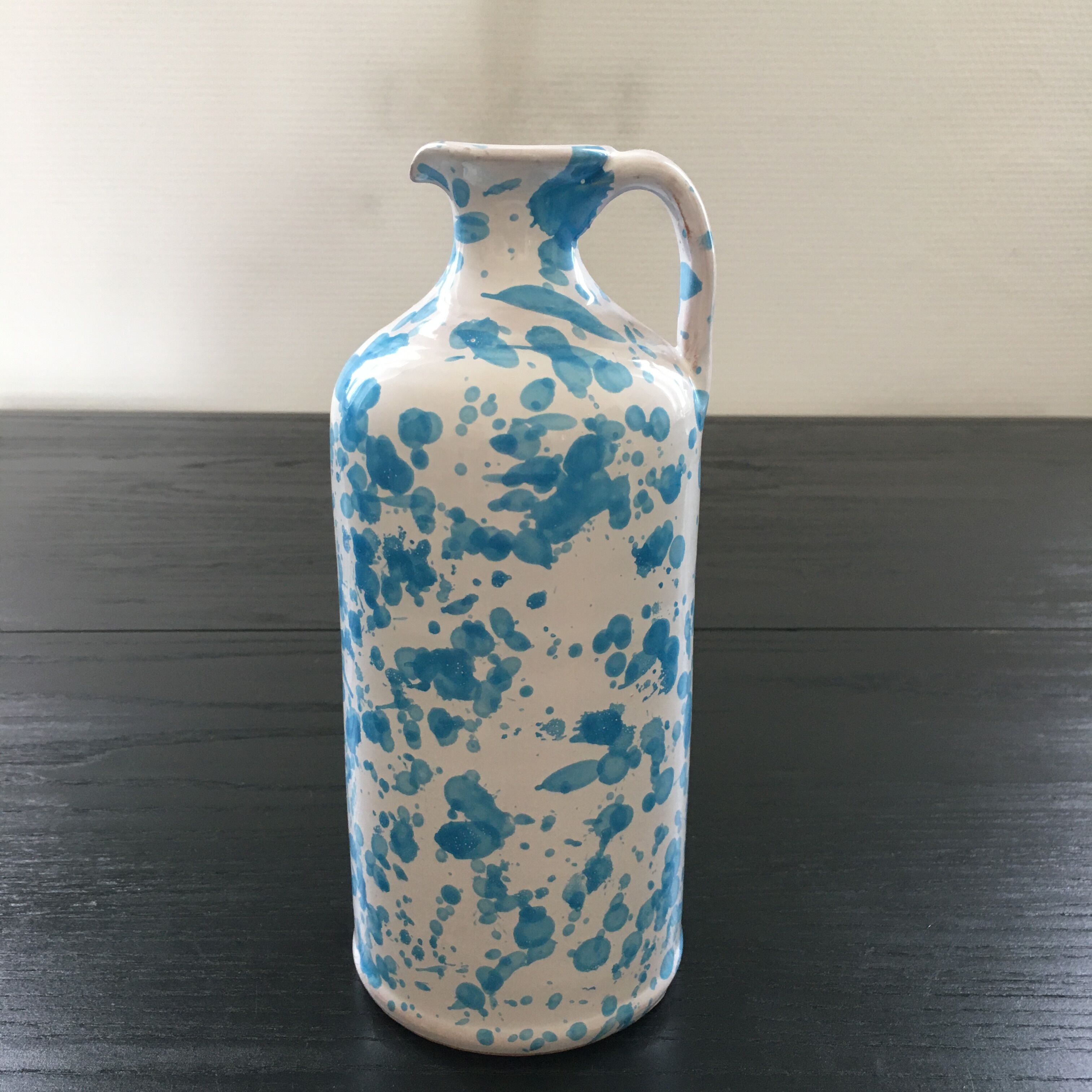 Turquoise spotted bottle