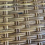 Vintage rattan shelf, console
