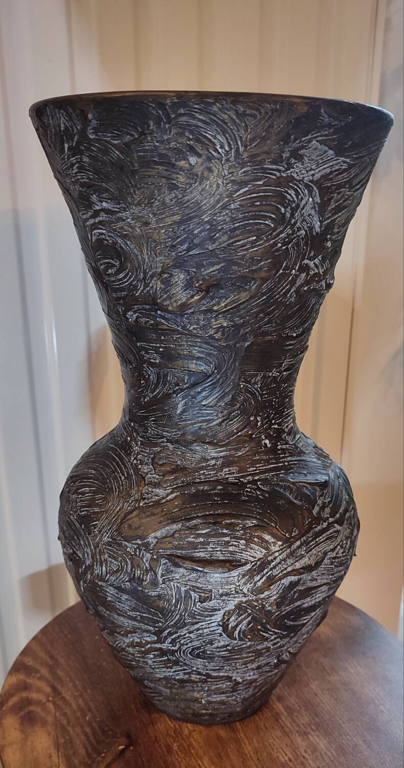 Large Fady Vallauris ceramic vase