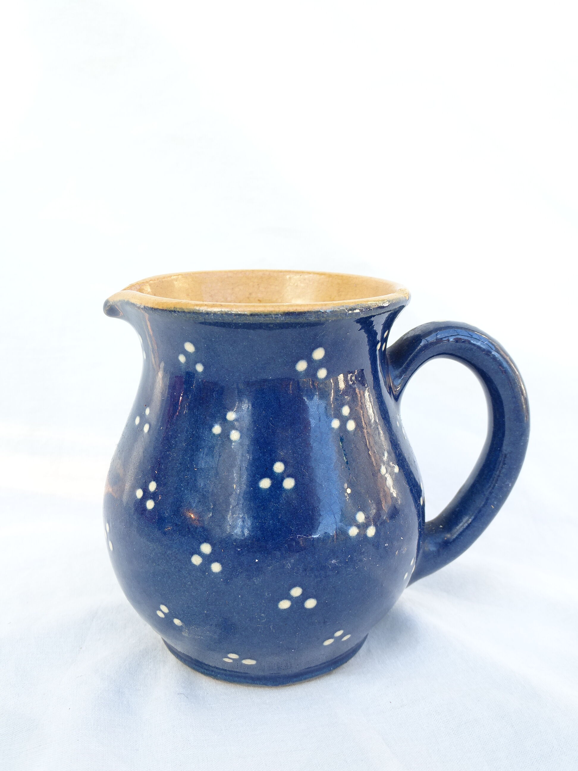 Vintage white pitcher