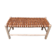 Berbere camel leather bench