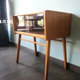 Meuble télé/radio vintage, tchèque (Opp. Hodonin)