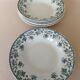 6 St Amand "Jane" iron clay soup plates