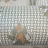 3-seater sofa and silk armchair, Tommaso Barbi, 1970