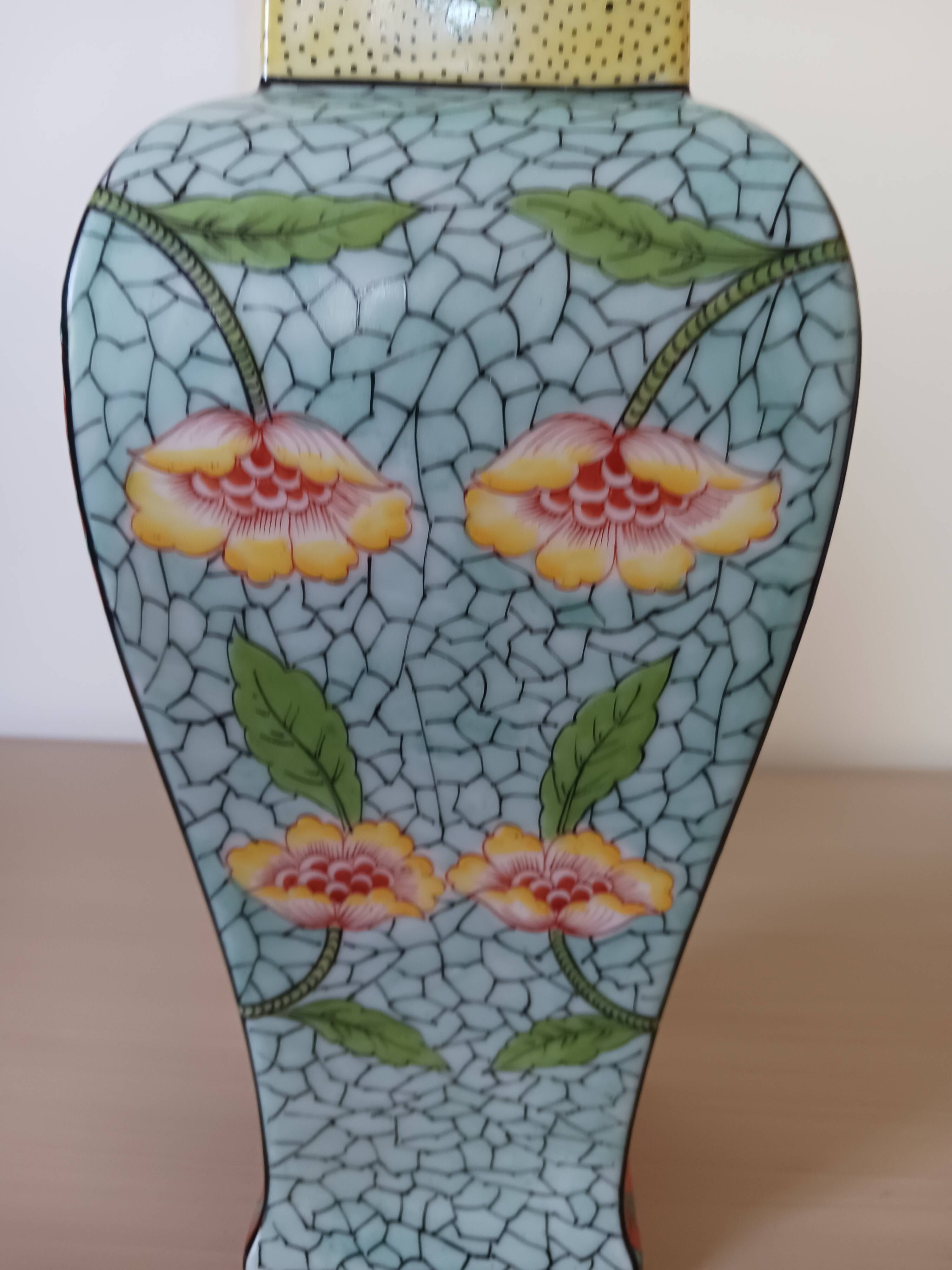 Japanese-style vase from Limoges