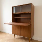 Secrétaire en bois, années 50