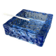 Ice cube ashtray by Antonio Imperatore, blue Murano glass, Italy, 1970s