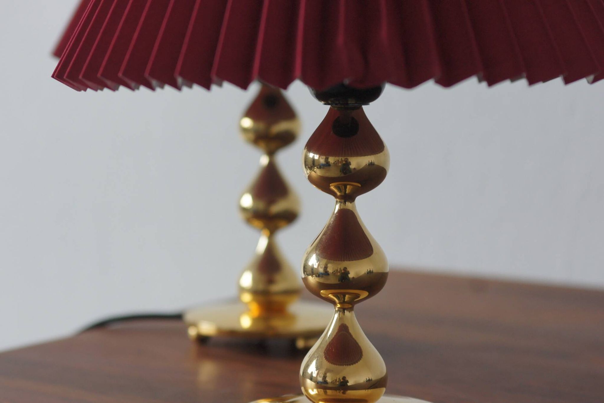 Teardrop Table Lamps by Hugo Asmussen, 1970s, Set of 2
