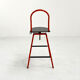 Adjustable and Swivel Bar Stool Il Bottone by Paolo Parigi for Heron Parigi, 1980