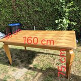 Table de salle à manger en acajou français