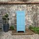 Armoire bonnetière parisienne turquoise 1940