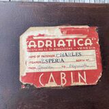 vintage leather suitcase