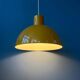 Yellow enamel pendant lamp by Joe Hammerborg for Fog & Mørup