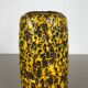 Pottery Super Yellow Color Fat Lava Multi-Color Vase Scheurich WGP, 1970s