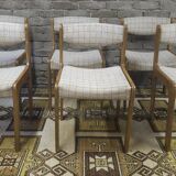 Set of 6 vintage chairs 1970