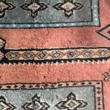 Vintage wool oriental rug - 245x157cm