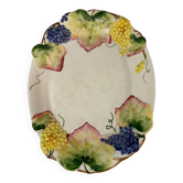 Large old earthenware slip dish