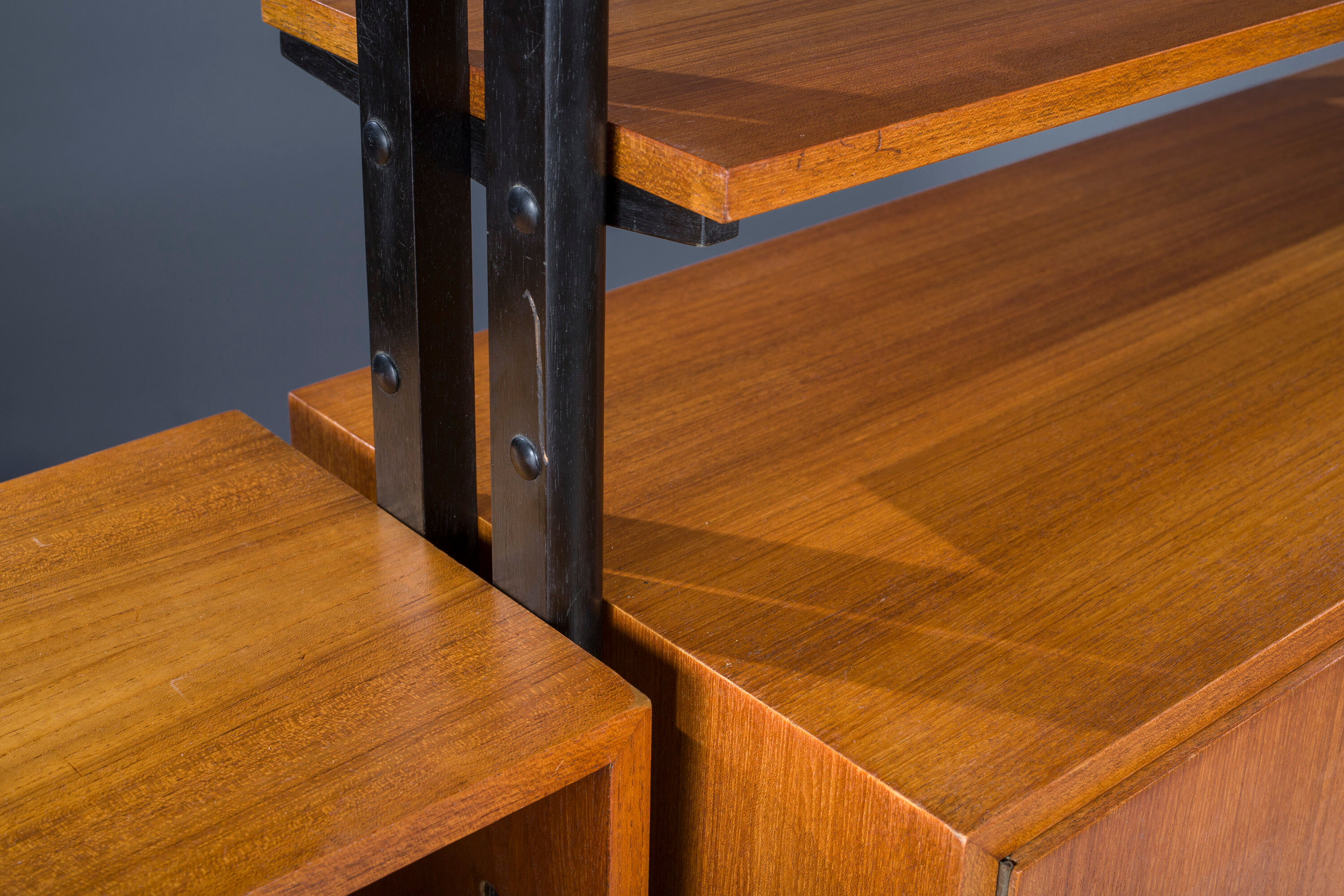Danish Modular Teak Shelving, 1960s