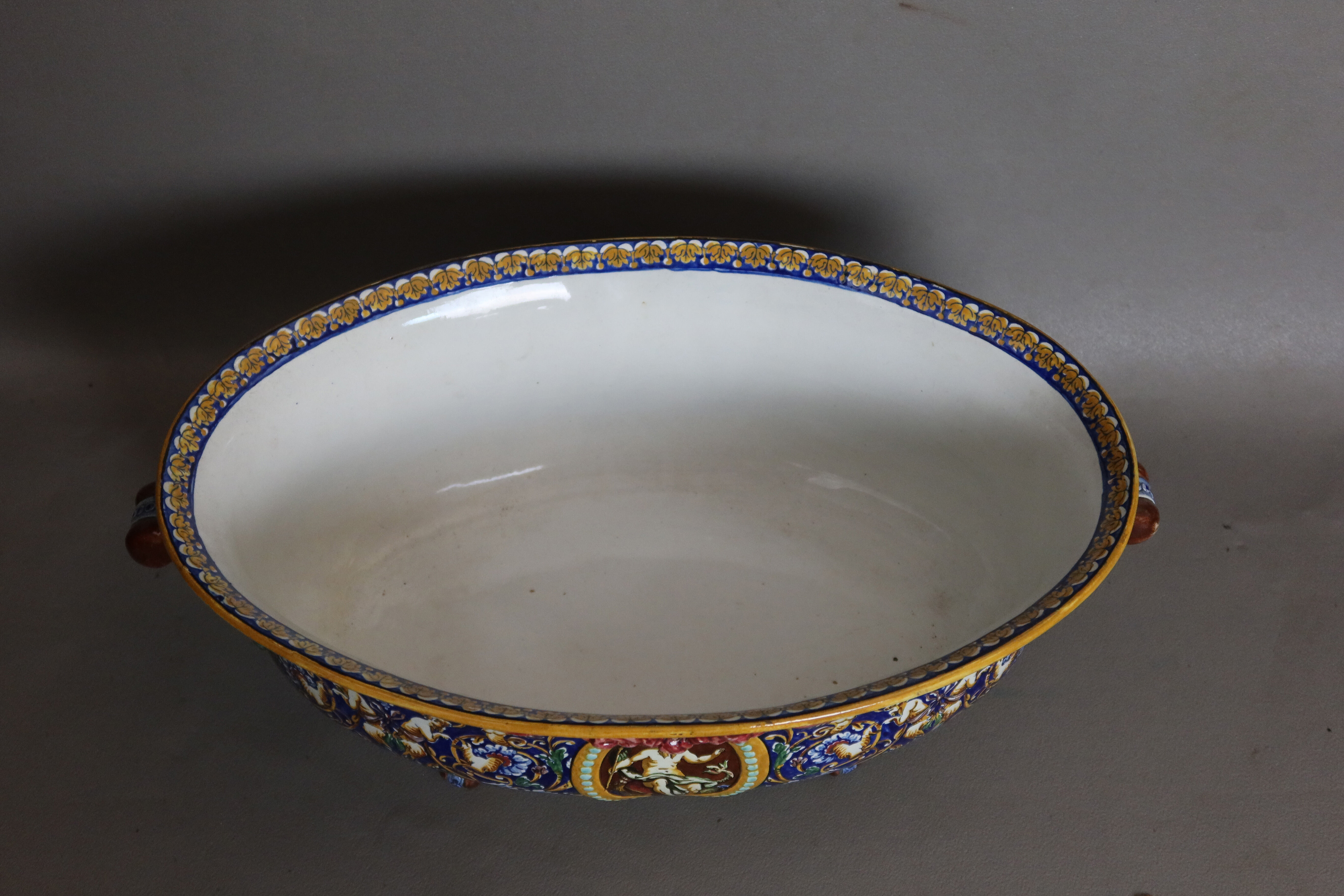 jardinière en faience de Gien