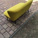 Mid-century scandinavian modern velvet sofa, 1950