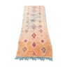 Old Boujaad berber carpet in hand woven wool 125x300 cm