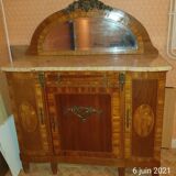 Precious wood art deco vessel