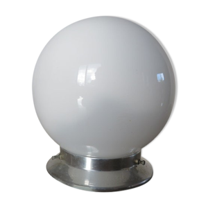 Plafonnier boule opaline