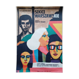 Szkice warszawskie Warsaw sketch shows Polish originale1969