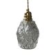 Vintage chiseled glass lamp