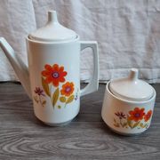 Porcelain coffee maker l'hirondelle from 1980