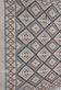 Tapis ethnique traditionnel beige à motifs multicolores 110x190cm