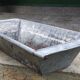 Old zinc trough/vintage planter