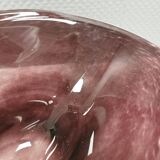 Large dish in several layers of glass, in a beautiful purple colour 1980s