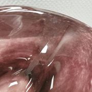 Large dish in several layers of glass, in a beautiful purple colour 1980s