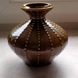 Pear-shaped ceramic vase.