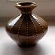 Vase piriforme en céramique.