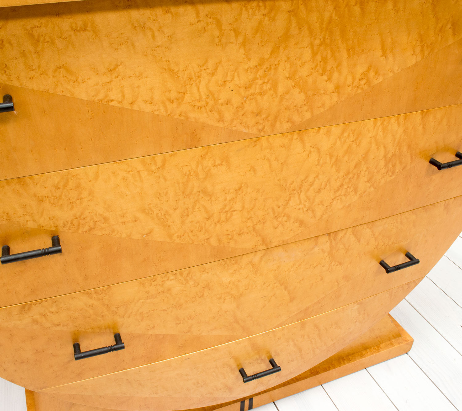 Art Deco Design Maple Chest of Drawers by Roche Bobois, 1980s