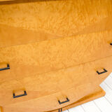 Art Deco Design Maple Chest of Drawers by Roche Bobois, 1980s