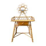 Rattan hairdresser and vintage wicker