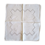 Old damask table linen - monogrammed