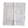 Old damask table linen - monogrammed